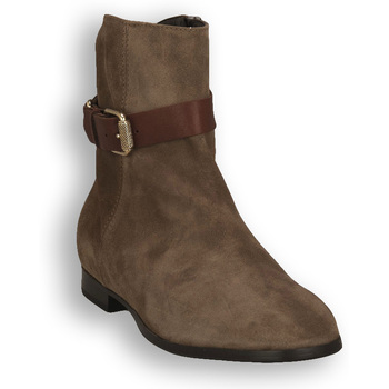Sapatos Mulher Botas baixas Priv Lab VELOUR OIL NAPOLE1 Bege