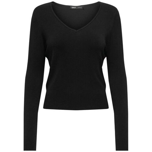 Textil Mulher camisolas Only 15333990 VENICE-BLACK Preto