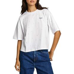 Textil Mulher T-shirts e Pólos Pepe jeans  Branco