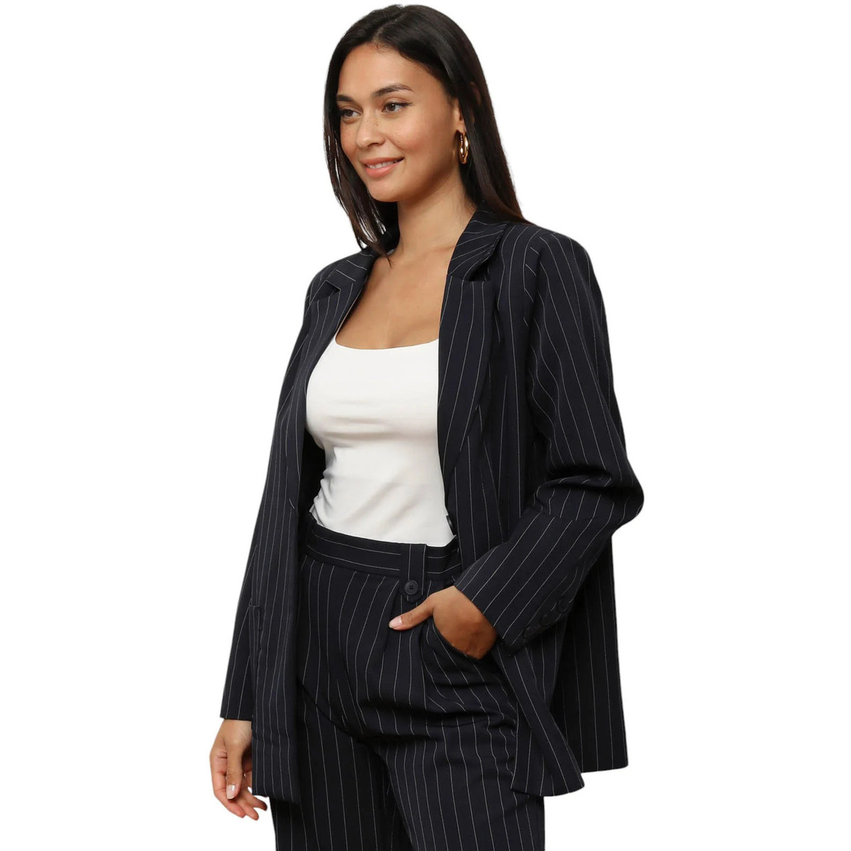 Textil Mulher Casacos/Blazers La Modeuse 72427_P169977 Azul