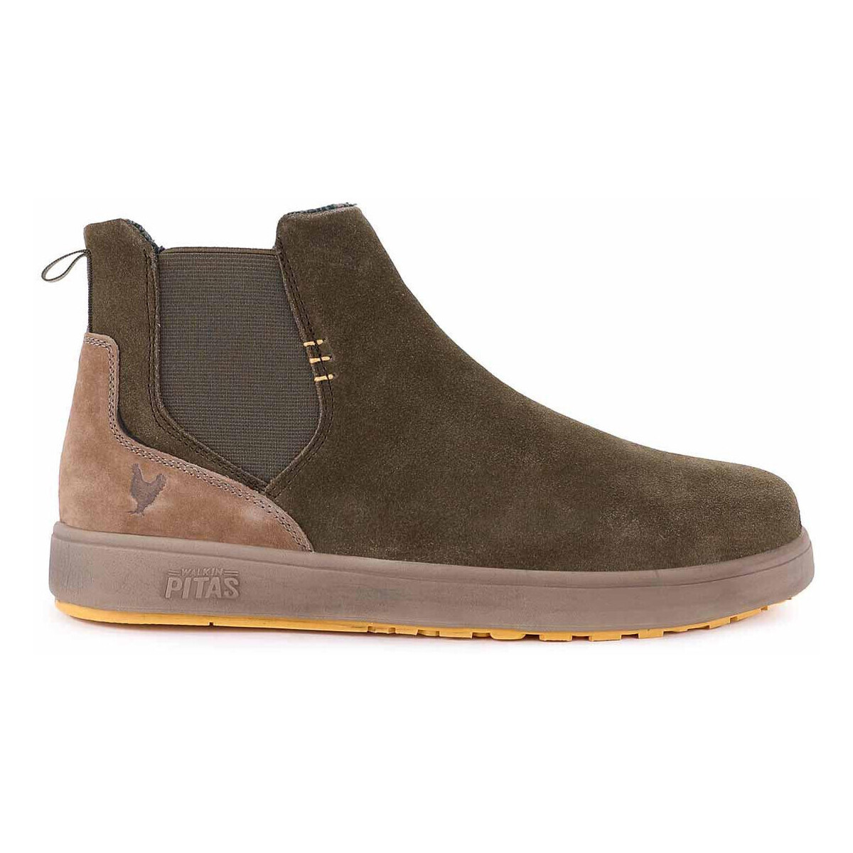 Sapatos Homem Botas baixas Walk In Pitas ENOL Verde