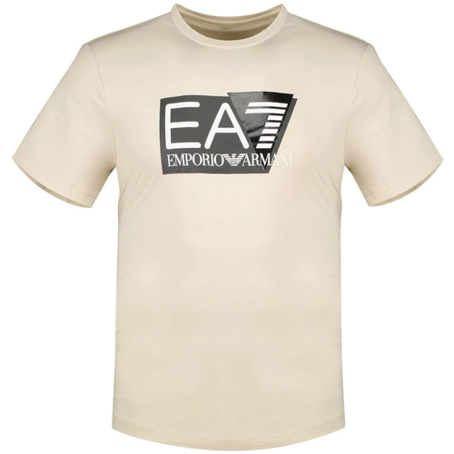 Textil Homem T-Shirt mangas curtas Emporio Armani EA7 3DPT62-PJ03Z Bege