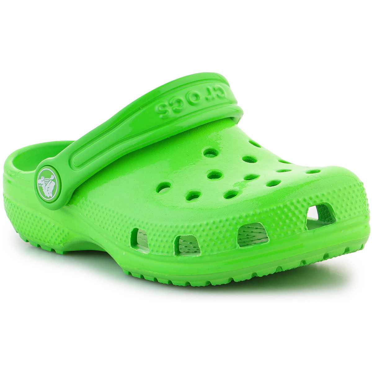 Sapatos Criança Sandálias Crocs Classic Neon Highlighter Clog K 209570-3WA Green Slime Verde