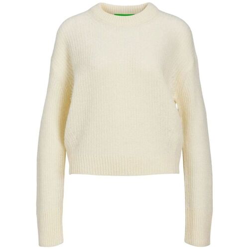 Textil Mulher camisolas Jjxx 12200506 JXEMBER-VANILLA ICE Branco