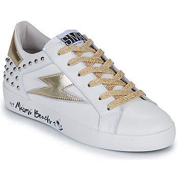 Sapatos Mulher Sapatilhas Semerdjian ROY Branco / Ouro