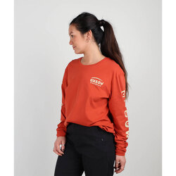 Textil Mulher T-Shirt mangas curtas Oxbow Tee-shirt TAJIO Vermelho