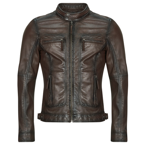 Textil Homem Casacos de couro/imitação couro Oakwood CASEY Castanho