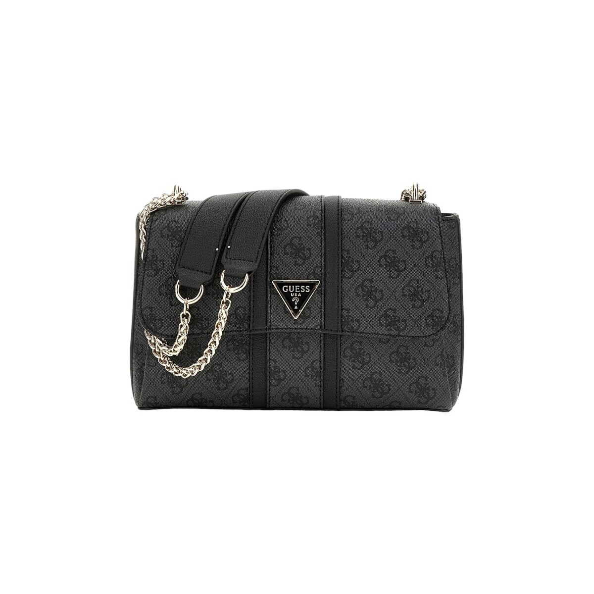 Malas Mulher Bolsa de mão Guess NOREEN CONVERTIBLE XBODY FLAP Preto