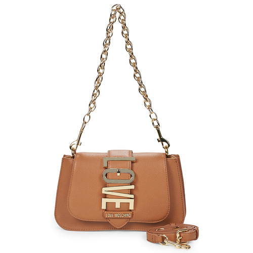Malas Mulher Bolsa de ombro Love Moschino LOVEBUG JC4224 Camel