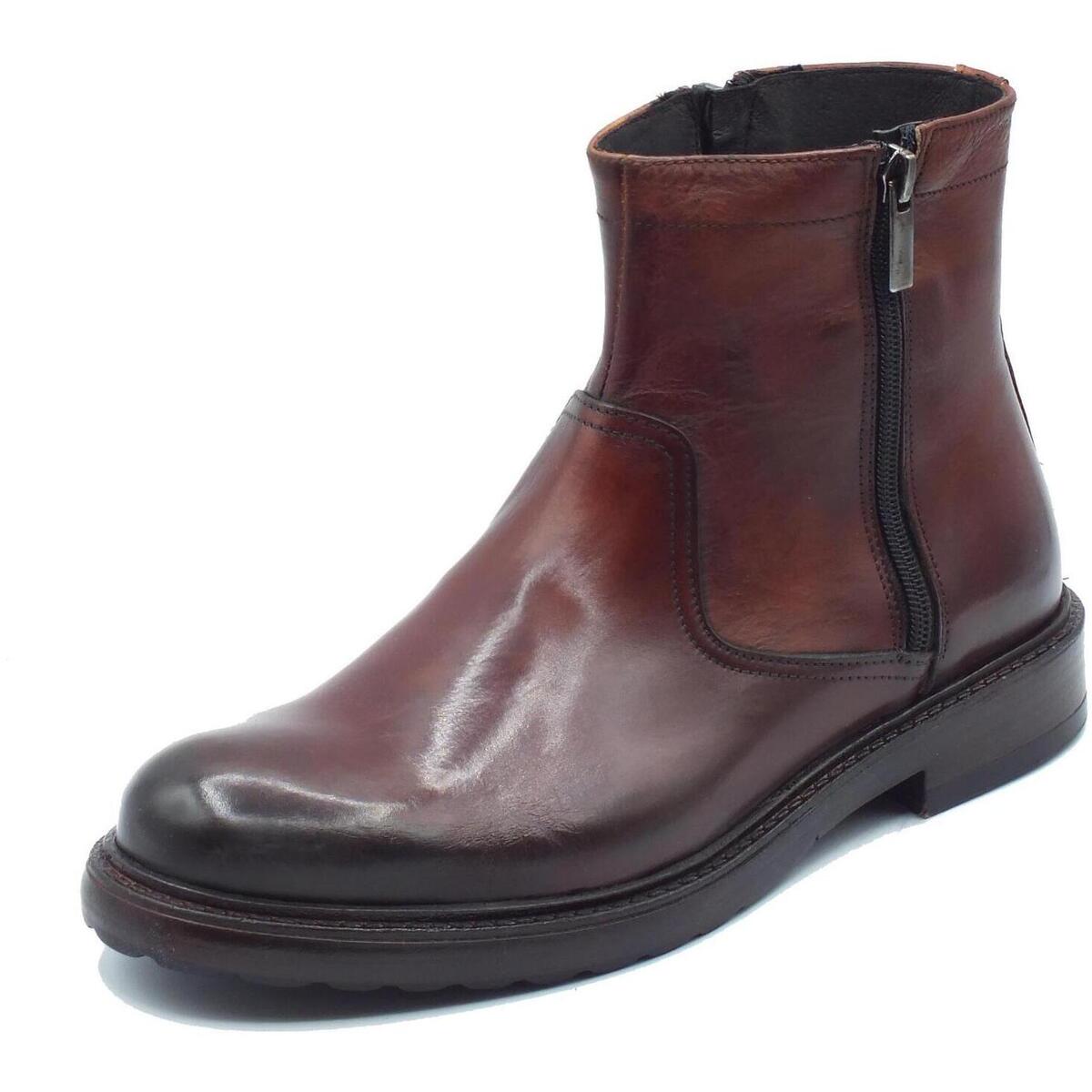 Sapatos Homem Botas baixas Exton 9826 Soft Castanho