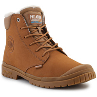 Sapatos Botas baixas Palladium sp20 Cuff Leather Waterproof WL 79067-257-M Mahogany Castanho