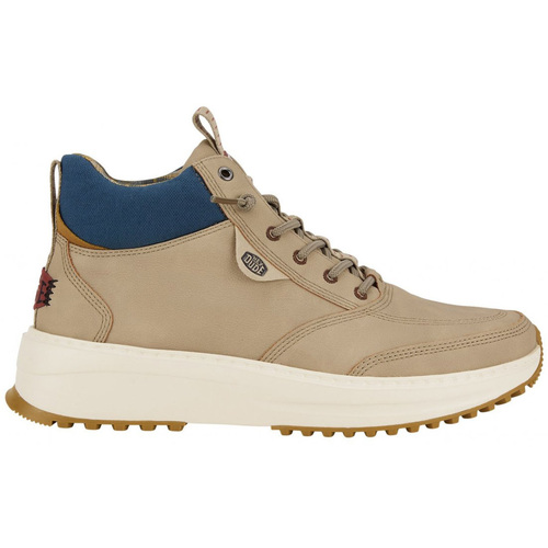 Sapatos Homem Sapatilhas de cano-alto HEYDUDE  Bege