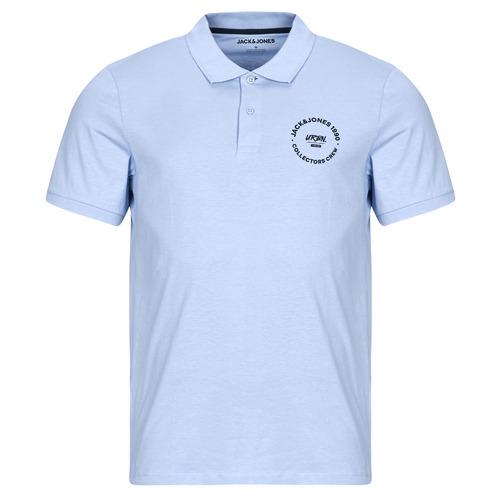 Textil Homem Polos mangas curta Jack & Jones JJSIMON  Azul / Claro