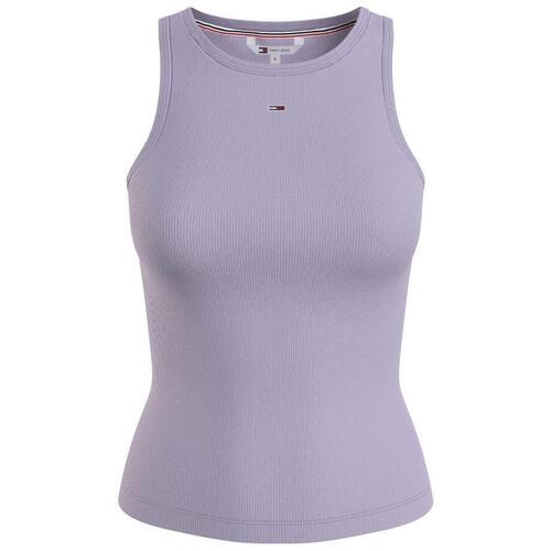 Textil Mulher Tops sem mangas Tommy Hilfiger  Violeta