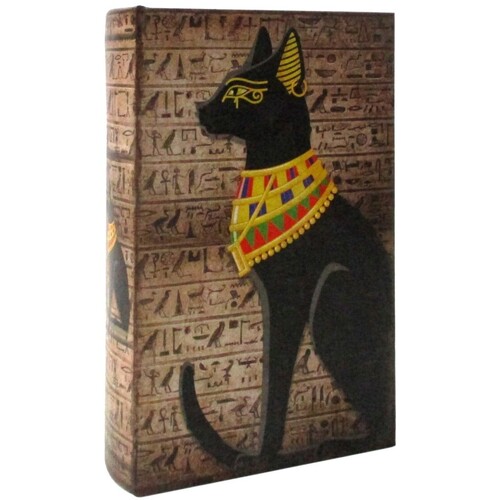 Casa Cestos e Caixas decorativas  Signes Grimalt Caixa De Livro Para Gatos Preto