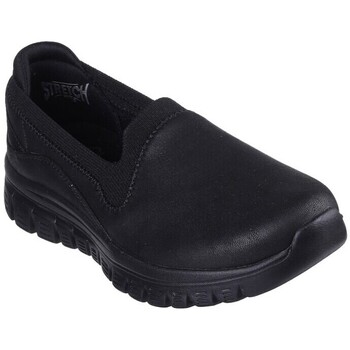 Sapatos Mulher Sapatilhas Skechers Slip-On Graceful - Leaning I Preto