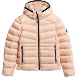 Textil Mulher Jaquetas Superdry 246468 Bege