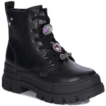 Sapatos Mulher Botins Buffalo Aspha Rld Ice Preto