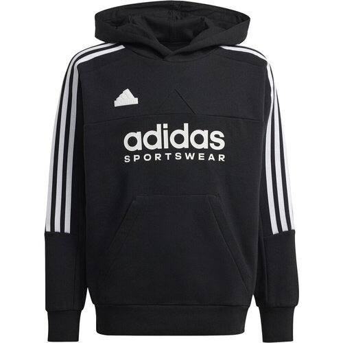 Textil Criança Sweats adidas Originals J HOT FL HOODIE Preto
