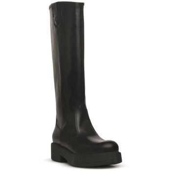 Sapatos Mulher Botas NeroGiardini NERO GIARDINI  100 GUANTO NERO Preto