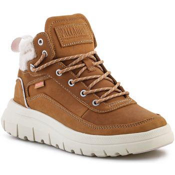 Sapatos Mulher Botas baixas Palladium PALLAFLEX CUFF WARM 94339-252-M Castanho