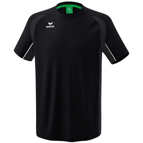Textil Homem T-Shirt mangas curtas Erima Liga Star Preto