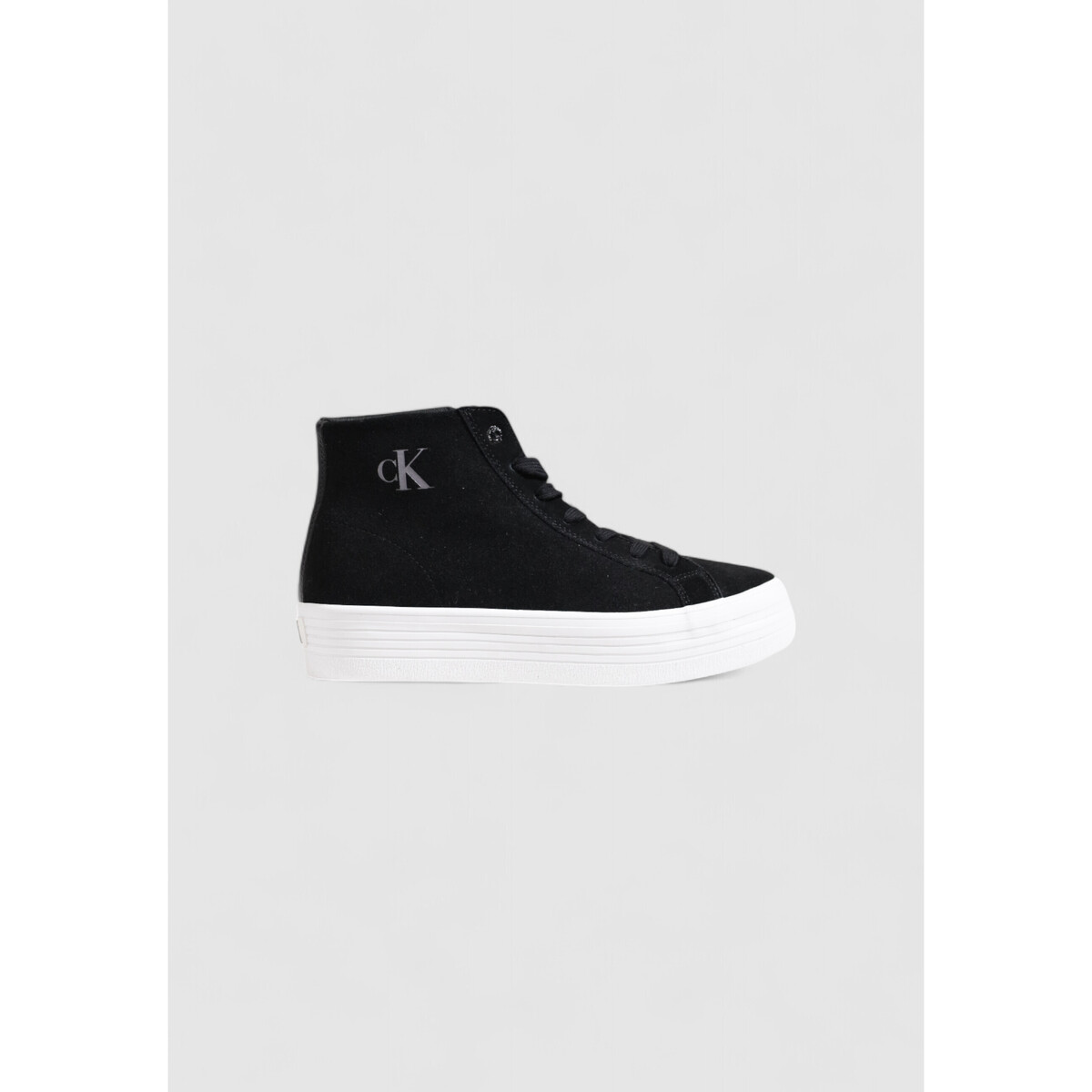 Sapatos Mulher Sapatilhas Calvin Klein Jeans VULC FLATFORM LACEUP YW0YW01584 Preto