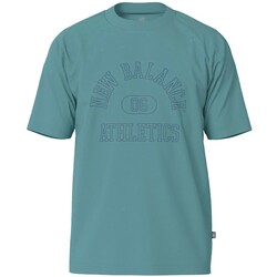 Textil Homem T-shirts e Pólos New Balance 34622 VERDE