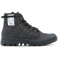 Sapatos Mulher Botas Palladium Botas Pampa Re-Quilted - Black Preto