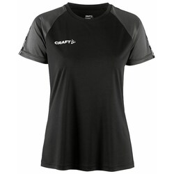 Textil Mulher T-Shirt mangas curtas Craft 2.0 Contrast Jersey Preto