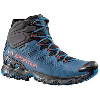 Sapatos Homem Sapatos de caminhada La Sportiva La Ultra Raptor Ii Mid Nubuckleder Gtx Preto, Cor azul-turquesa