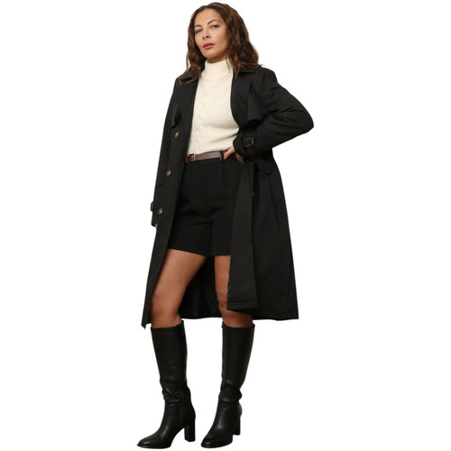 Textil Mulher Trench La Modeuse 72595_P168220 Preto