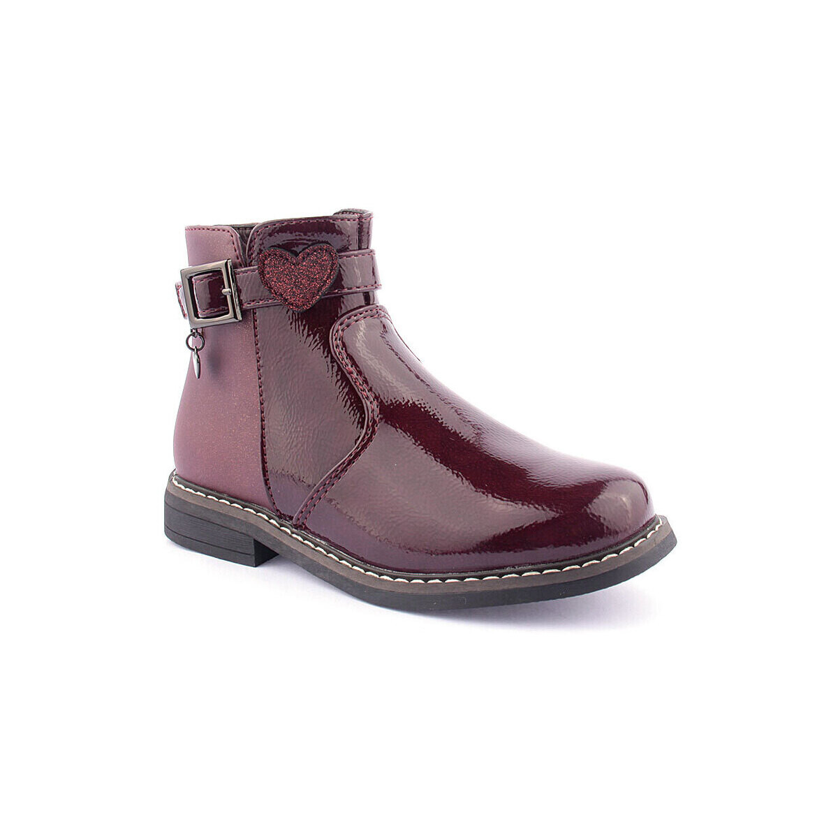 Sapatos Rapariga Botins Uauh! K Ankle boots Military Bordo