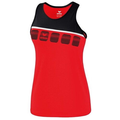 Textil Mulher T-Shirt mangas curtas Erima Sport 5c Vermelho