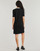 Textil Mulher Vestidos curtos Karl Lagerfeld STRIPED T-SHIRT DRESS Preto / Branco