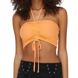 Textil Mulher T-shirts e Pólos Only  Laranja