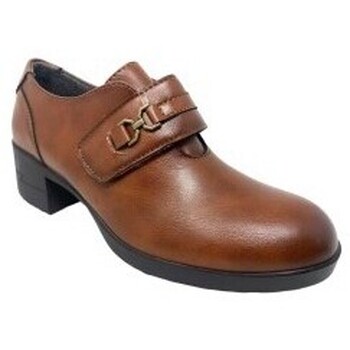 Sapatos Mulher Multi-desportos Hispaflex Sapato feminino de couro  2405 Castanho