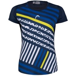 Textil Mulher T-Shirt mangas curtas Head Sammy Azul