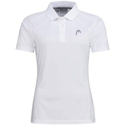 Textil Mulher T-Shirt mangas curtas Head Club 22 Tech Branco