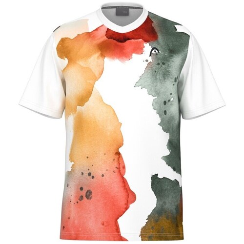 Textil Rapaz T-Shirt mangas curtas Head Topspin 2024 Branco, Vermelho, Verde, Cor de laranja