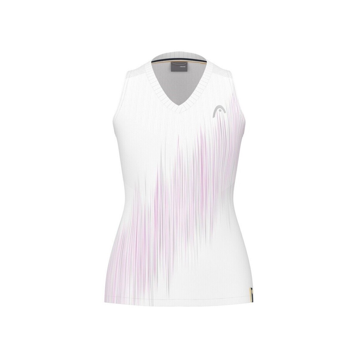 Textil Mulher T-Shirt mangas curtas Head Performance 2024 Cor-de-rosa, Branco