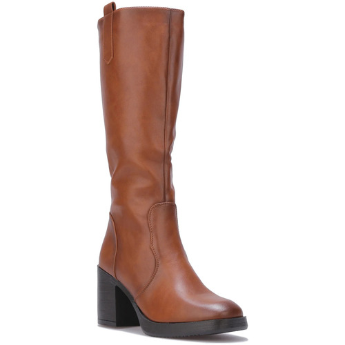 Sapatos Mulher Botas La Modeuse 73065_P172316 Castanho