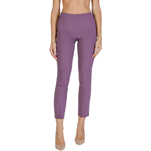 Textil Mulher Calças Sandro Ferrone S18YBESOPRANI Violeta