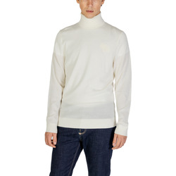 Textil Homem Casacos de malha Calvin Klein Jeans SUPERIOR WOOL TURTLE K10K110420 K10K110420 Branco