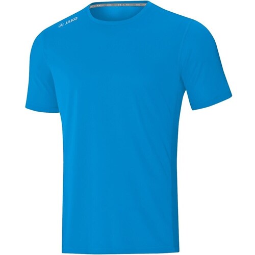Textil Homem T-Shirt mangas curtas Jako Run 2.0 Azul