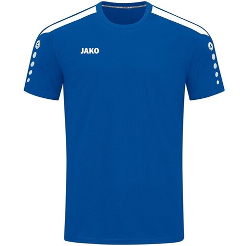 Textil Homem T-Shirt mangas curtas Jako Power Azul