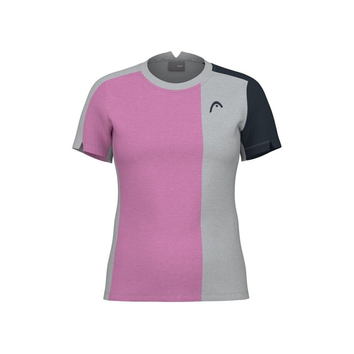 Textil Mulher T-Shirt mangas curtas Head Play Tech Cinzento, Cor-de-rosa