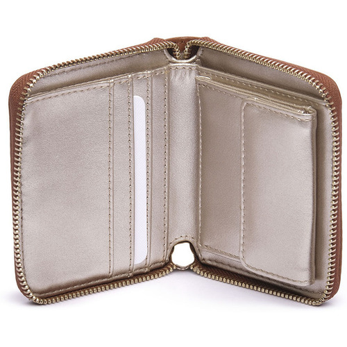 Guess COG LAUREL SLG ZIP Castanho