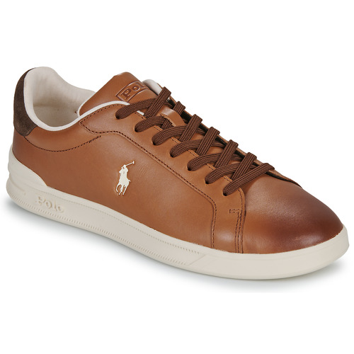 Sapatos Homem Sapatilhas Polo Ralph Lauren HERITAGE COURT Conhaque