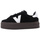 Sapatos Mulher Sapatilhas Victoria BARCELONA CICLISTA EFECTO PIEL & SERRAJE Preto